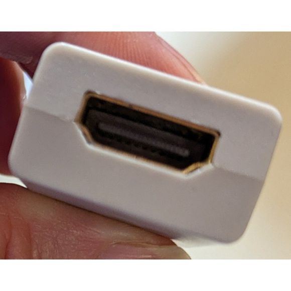 Monoprice 6.5 inch Mini Display Port Male Adapter cable to HDMI Female Cord - Picture 4 of 4